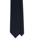 Oldgate Dark Navy Solid 2PLY High Twist Wool Blend Sfoderato Tie