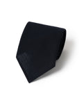 Oldgate Dark Navy Solid 2PLY High Twist Wool Blend Sfoderato Tie