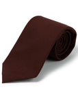 Delfino Four Seasons Burgundy Wool Solid Tie