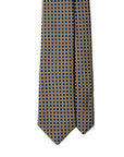 Chain Link Midnight Blue Printed Silk