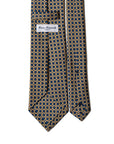Chain Link Midnight Blue Printed Silk