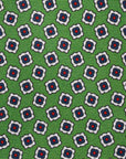Fiore Emerald Green Printed Silk