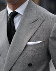 Off-White Oxford Cotton Pocket Square
