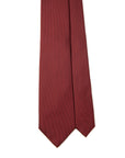 Deep Burgundy Solid Twill Silk Tie