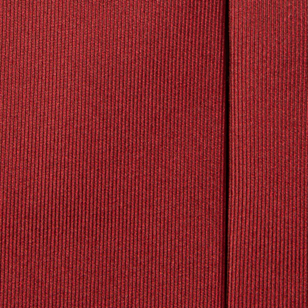 Deep Burgundy Solid Twill Silk Tie