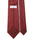 Deep Burgundy Solid Twill Silk Tie