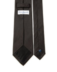 Jade Black Solid Twill Silk Tie