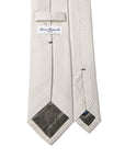 Light Silver Diamond Solid Pattern Woven Silk