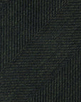 Espresso Deep Green Herringbone Solid Woven Wool Cotton Tie