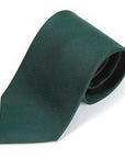 Classic Green Solid Silk Tie
