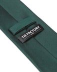 Classic Green Solid Silk Tie
