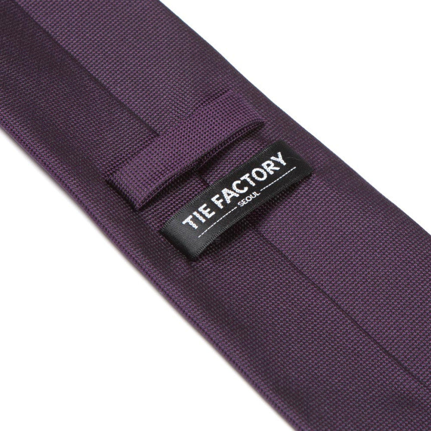 Classic Bordeaux Solid Silk Tie