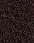 Dark Brown Solid Silk Knit Tie