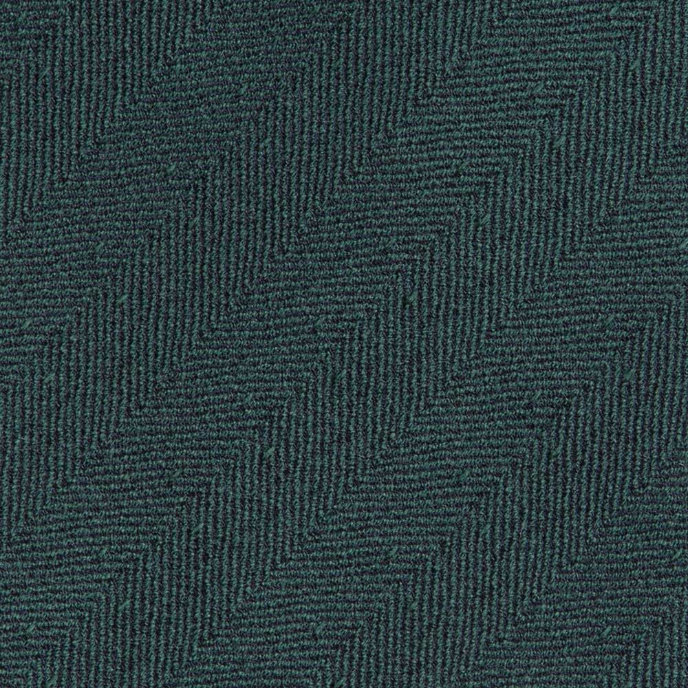 Herringbone Solid Green Silk Tie