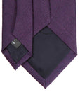 Herringbone Solid Bordeaux Silk Tie