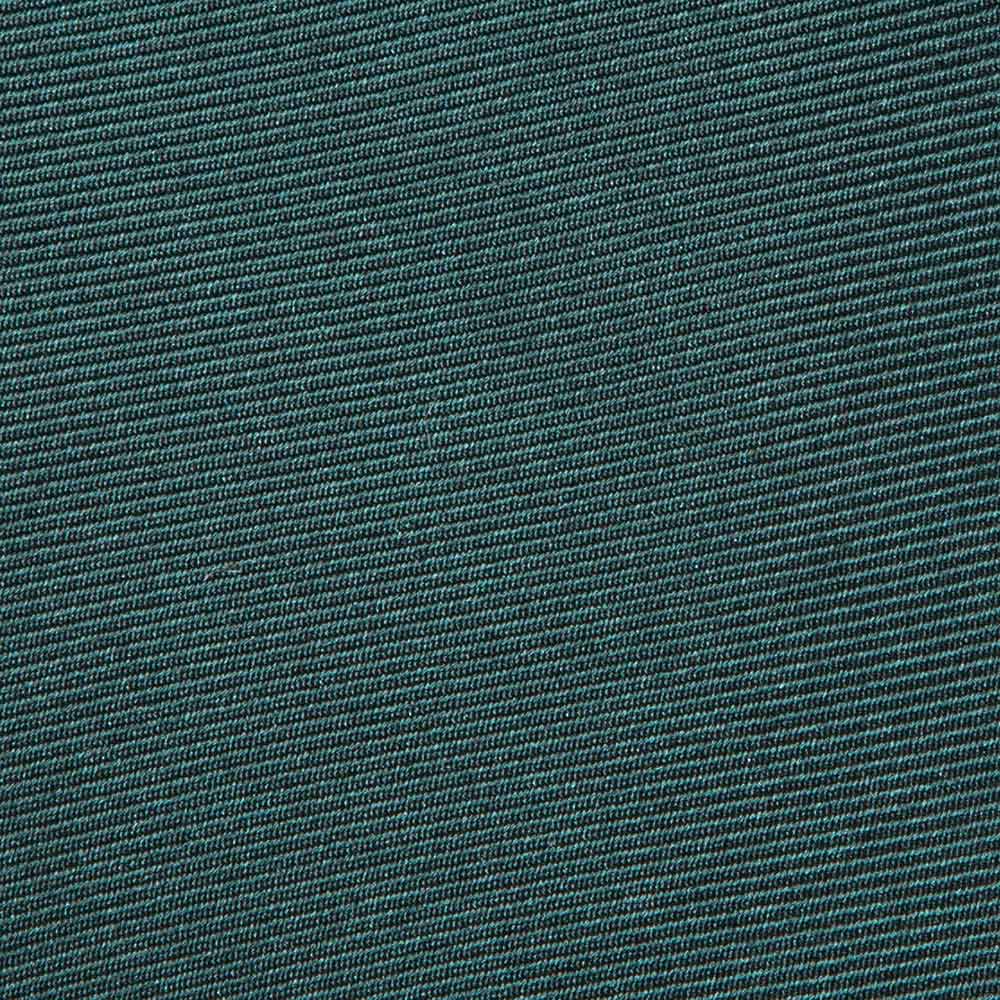 Hand Printed Green Solid Silk Tie