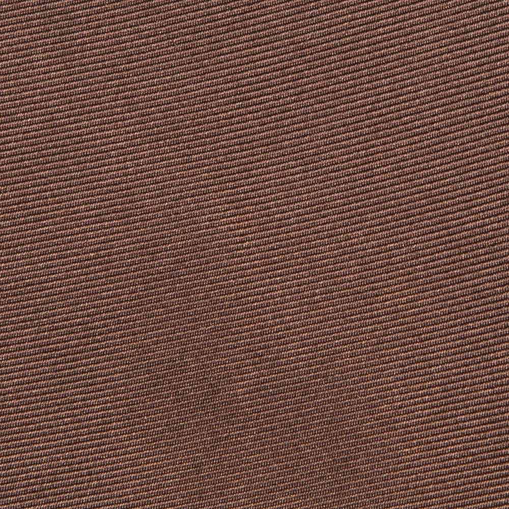 Hand Printed Brown Solid Silk Tie