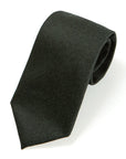 V.B.C Canonico Flannel Deep Green Solid Wool Tie