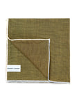 Pompeii Black Gold Cotton Pocket Square
