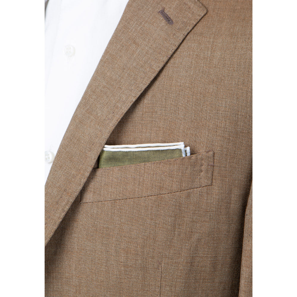 Pompeii Black Gold Cotton Pocket Square