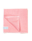 Pompeii Pink Cotton Pocket Square