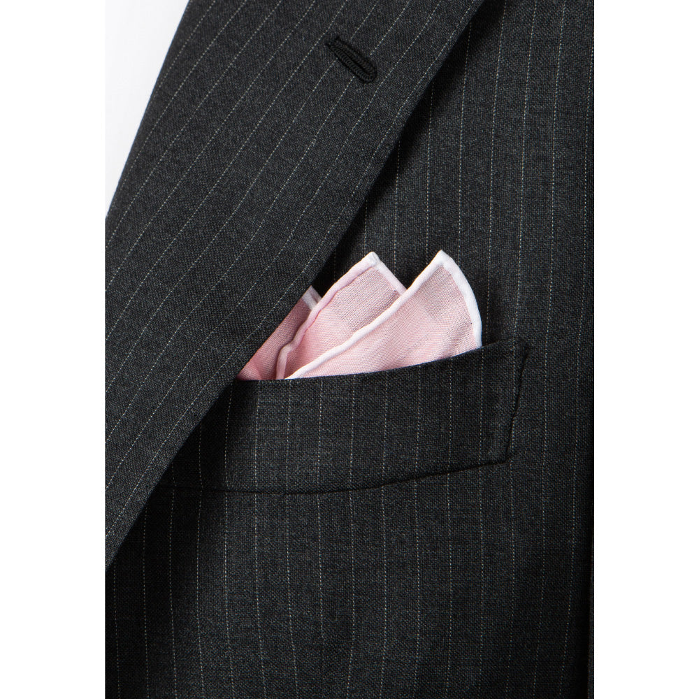 Pompeii Pink Cotton Pocket Square