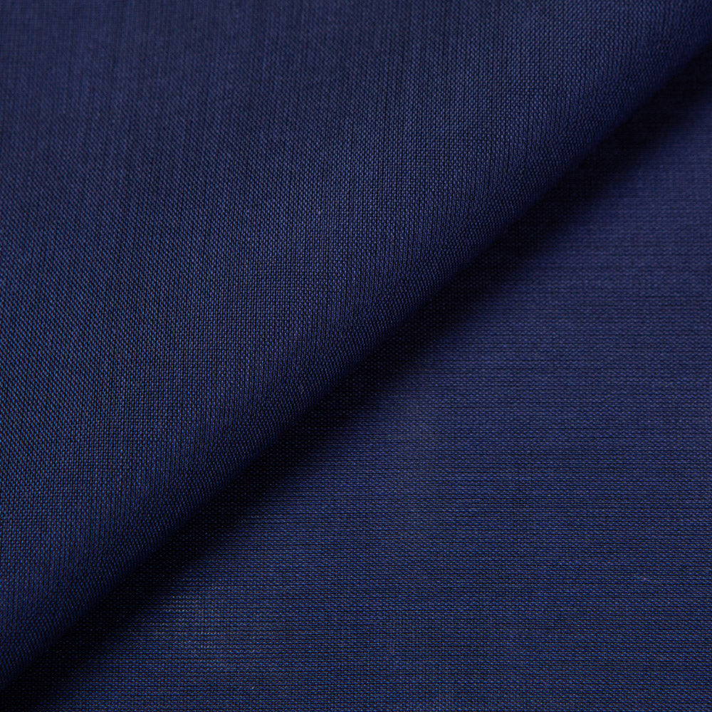 Philharmonic Black Navy Cotton Pocket Square