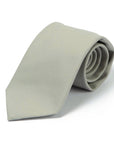 Delfino Four Seasons Light Gray Virgin Wool Solid Tie
