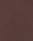King Twill Solid Brown Silk Tie