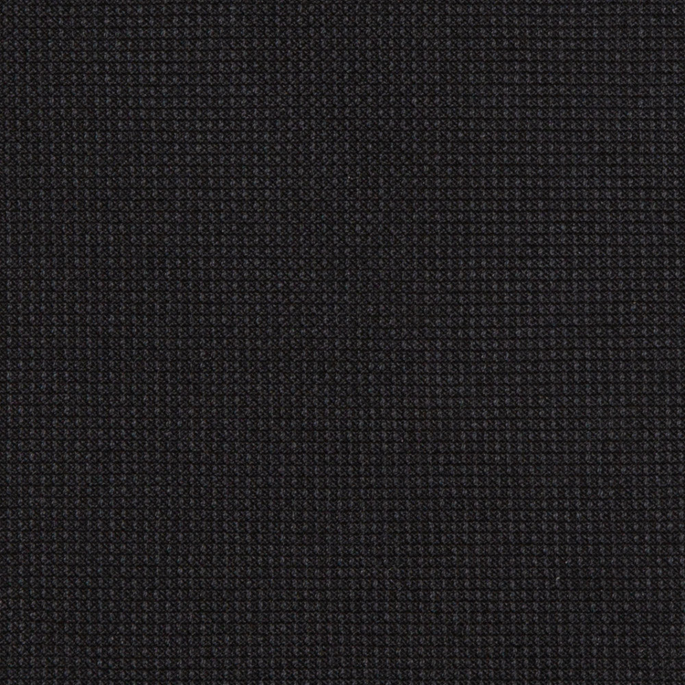 V.B.C Canonico 2ply Black Solid Wool Tie