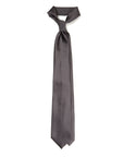 Pin Dot Charcoal Gray Silk Tie