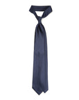 Pin Dot Navy Silk Tie