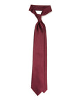 Pin Dot Burgundy Silk Tie