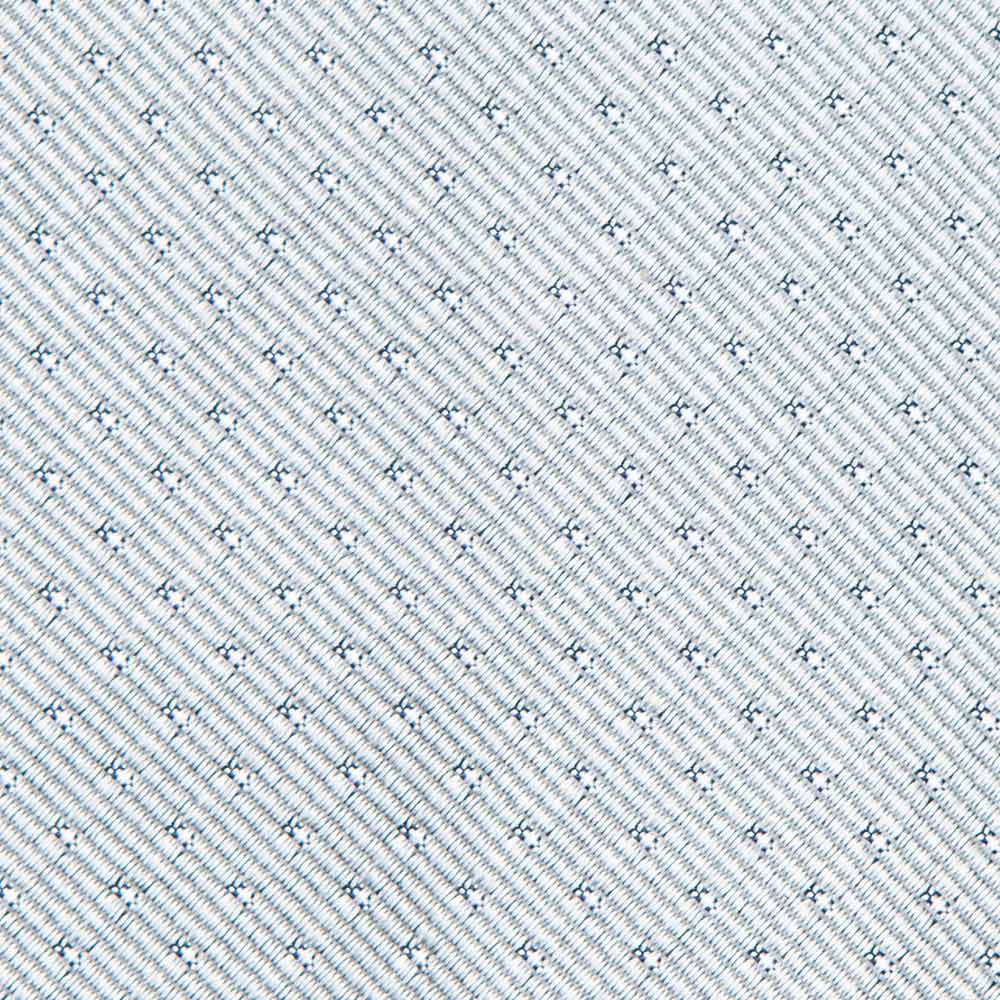 Pin Dot Silver Silk Tie