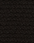 Square End Jet Black Silk Knitted Tie