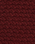 Square End Burgundy Silk Knitted Tie