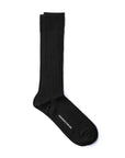 Black Cotton Dress Socks