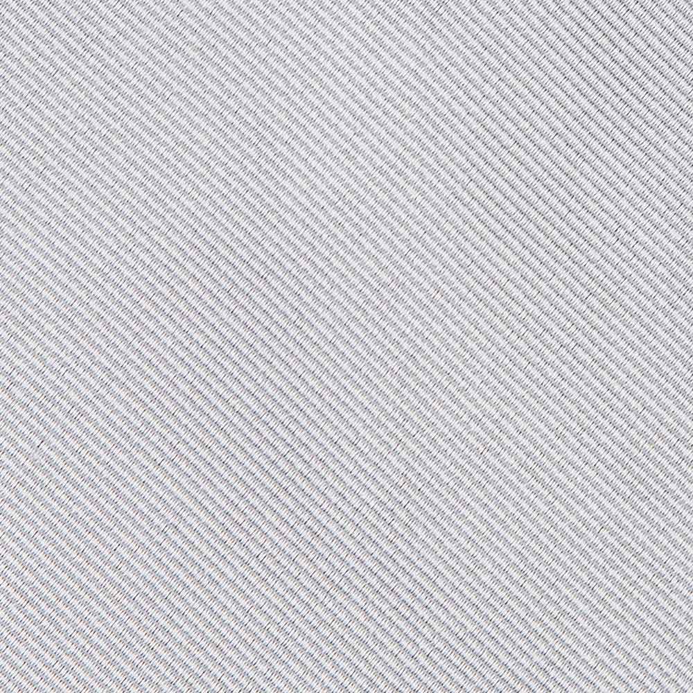 King Twill Solid Silver Silk Tie