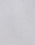 King Twill Solid Silver Silk Tie