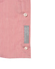Mileta Red Bengal Stripe Cotton Button-Down Shirt