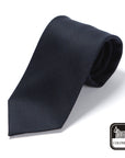 Colombo Glen Check Pattern Navy Wool Tie
