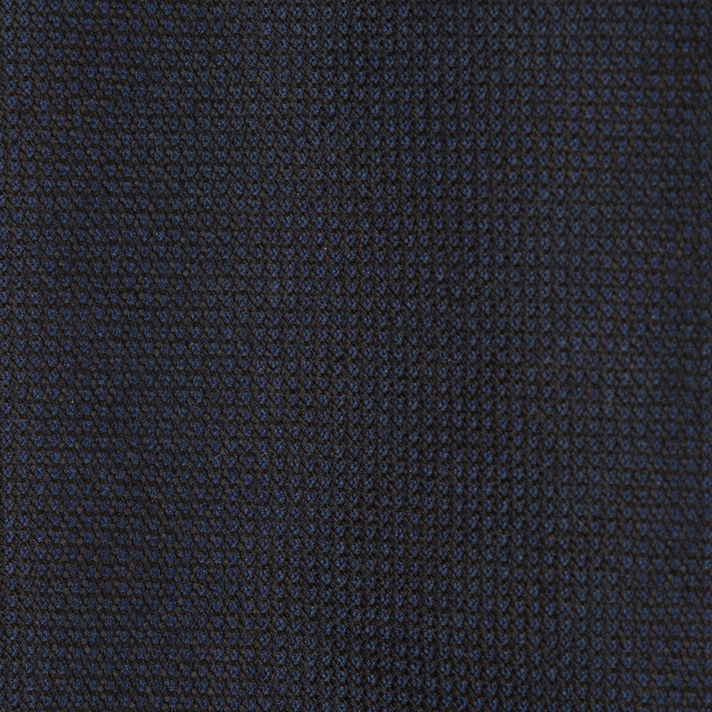 Colombo New Mori Solid Dark Navy Wool Sfoderato Tie