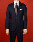 Grace Flower Deep Brown Silk Tie