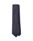 Grace Flower Deep Navy Silk Tie
