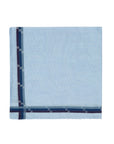 Mondrian Sky Blue Cotton Pocket Square