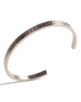 Grid Pattern Stainless Steel Bracelet