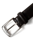 Espresso Brown Himeji Calf Leather Belt