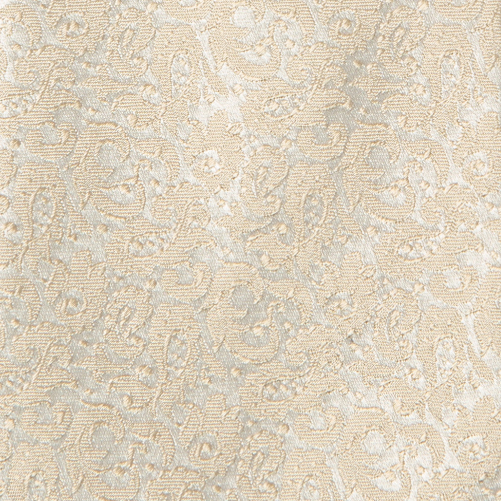 Champagne Gold Paisley Woven Silk Ceremony Tie