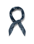Classic Paisley Pattern Indigo Navy Cotton Bandana