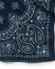 Classic Paisley Pattern Indigo Navy Cotton Bandana